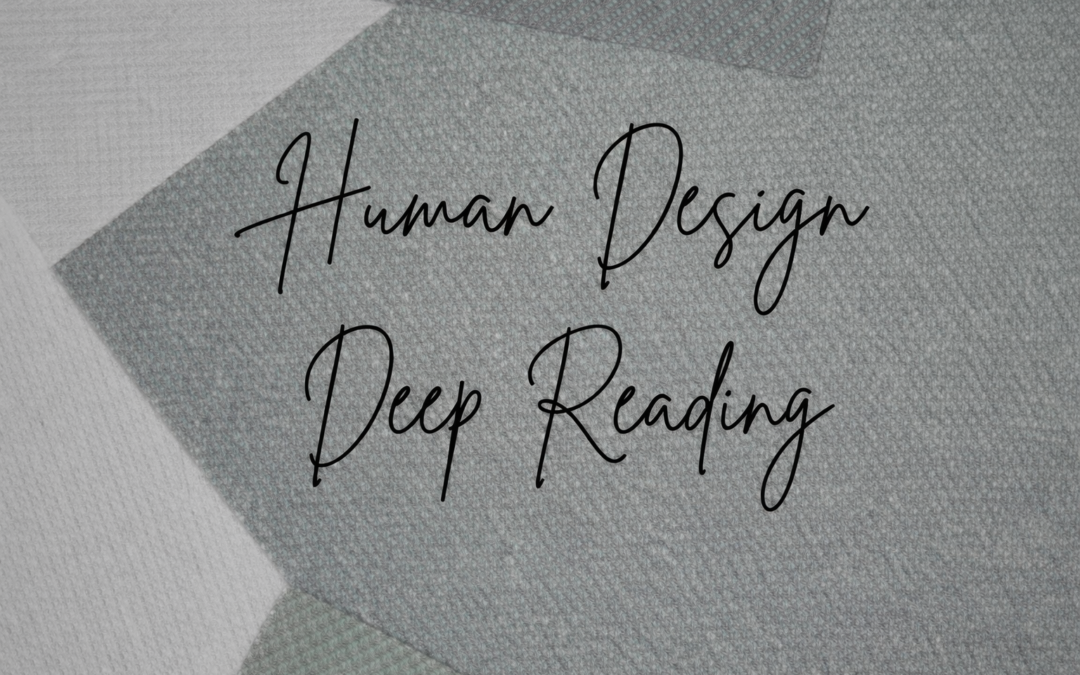 Human Design Analyse